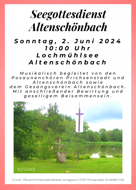 Seegottesdienst am Lochmühlsee Altenschönbach