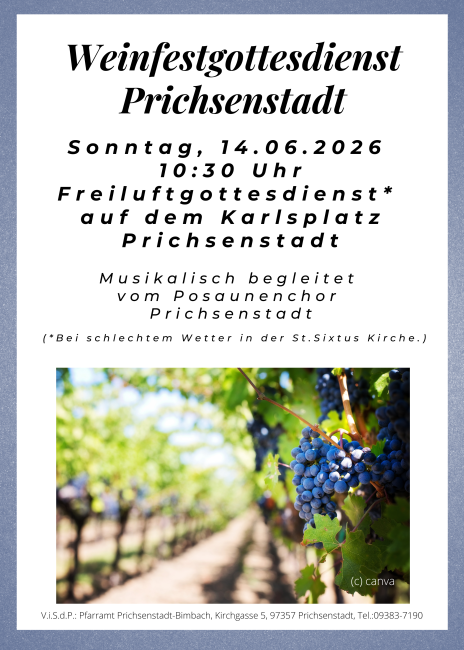 Weinfestgottesdienst